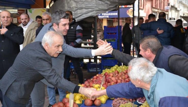 Edirne Keşan’da CHP’li Özcan’a yoğun ilgi