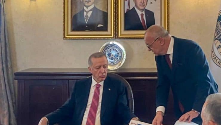 Başkan Ergün, Cumhurbaşkanı Erdoğan’a dev projeleri aktardı