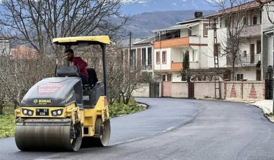 İnegöl’de Çeltikçide bağlantı yolu asfaltla kaplandı