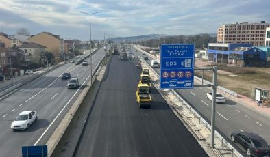 Kocaeli stadyum yolunda İstanbul istikameti trafiğe açıldı