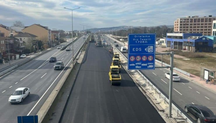 Kocaeli stadyum yolunda İstanbul istikameti trafiğe açıldı