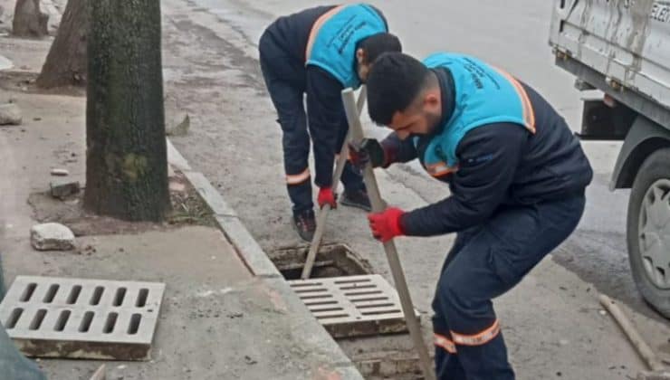 Manisa’da yağışlara karşı önlem