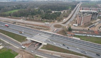 Kocaeli’de stadyum bağlantı yolunda tamamlanan kısımlar trafiğe açıldı