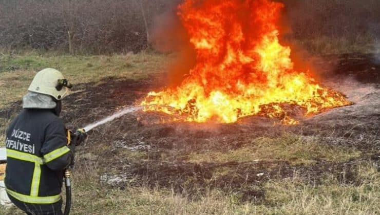 Düzce İtfaiyesi’nden ‘anız’ uyarısı