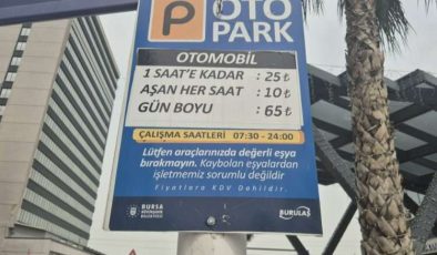 Bursa’da kamuya ait caddelerden alınan otopark ücreti kaldırılacak mı?