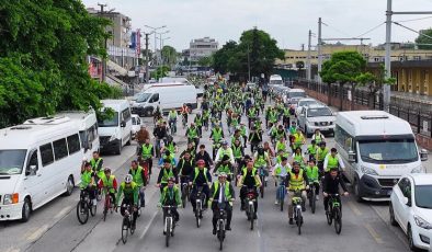 Sakarya’da pedallar şehrin merkezinde döndü